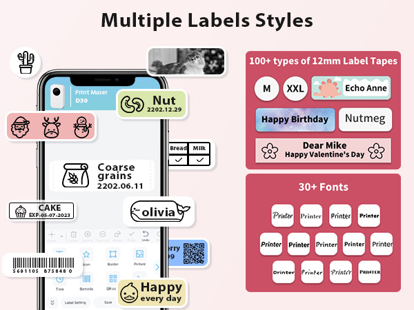 lanel maker machine with tape