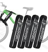 4 PCS Bike Rack Straps Bike Wheel Straps, Adjustable Bike Straps for Rack with Durability Hook Bi...