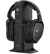 Sennheiser RS 175 RF Wireless Headphones for TV with Bass Boost and Surround Sound Modes, Compact...