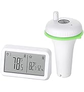 INKBIRD IBS-P02R Floating Wireless Thermometer Set with Indoor Temperature Humidity Monitor, IPX7...