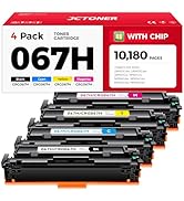 067H 067 Toner Cartridge Set 4-Pack MF656Cdw MF654Cdw High Capacity Compatible for Canon 067 067H...