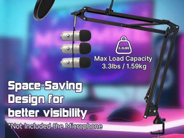 Heavy Duty Mic Boom Arm