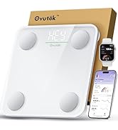 Ovutek Smart Scale for Body Weight, Digital Bathroom Scale BMI Weighing Body Fat Scale, Accurate ...