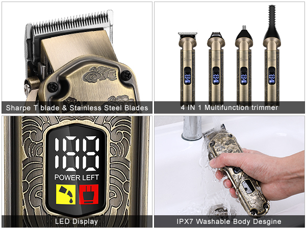 Sharp blade ,LED Display,Washable, Multifunction