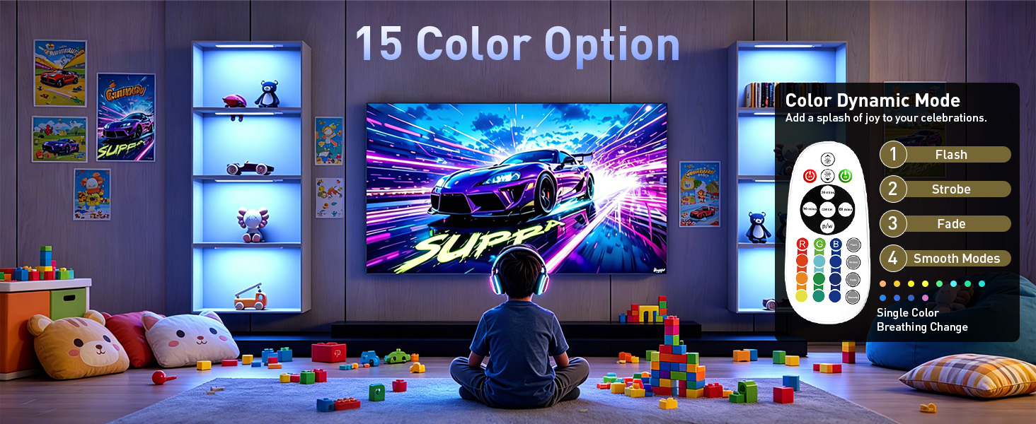 RGB under cabinet lights
