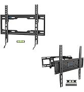 Fixed TV Wall Mount for Most 26-60 Inch TVs,Ultra Slim TV Mount with Quick Release Lock&amp;UL Listed...