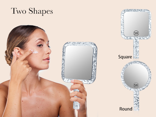 round hand mirror