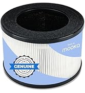 MOOKA Genuine True H13 HEPA Air Filters Replacement for M01 Purifier, Removes Dust, Smoke, Odor, ...
