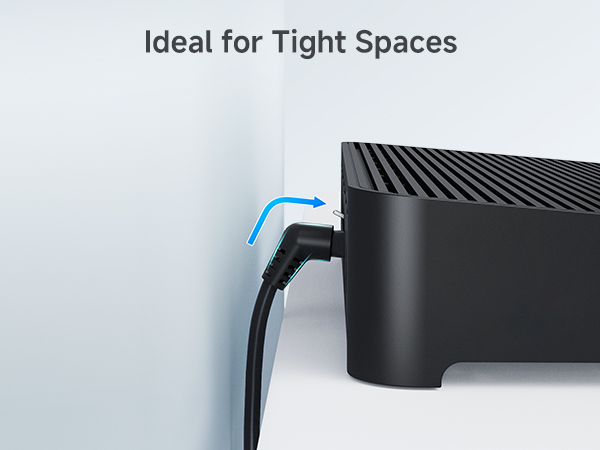 10Gbps Rotatable Cat 6 Ethernet Cable