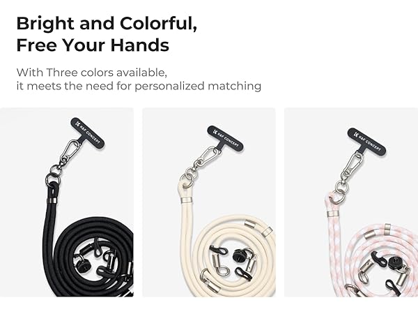 Adjustable Colorful phone strap