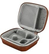 HIFIXAUDIO ZiiGaat PELLEPOD IEM Case, Premium Leather Hard Shell Earbud Carrying Box with Mesh Po...