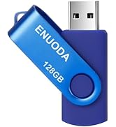ENUODA 128GB USB Flash Drive Thumb Drive 128GB Swivel Design USB 2.0 Memory Stick High Capacity J...