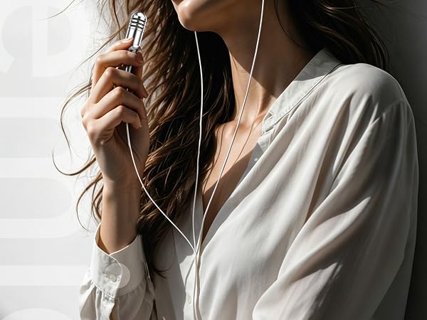 recording headphones with microphone