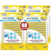 SANI 360° Sani Sticks Drain Cleaner and Deodorizer, Enzyme Pipe Cleaners, Eliminate Odors, Preven...