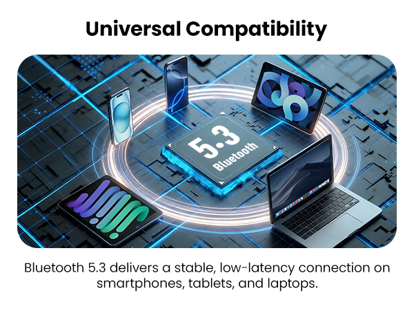 Bluetooth 5.3 Universal Compatibility