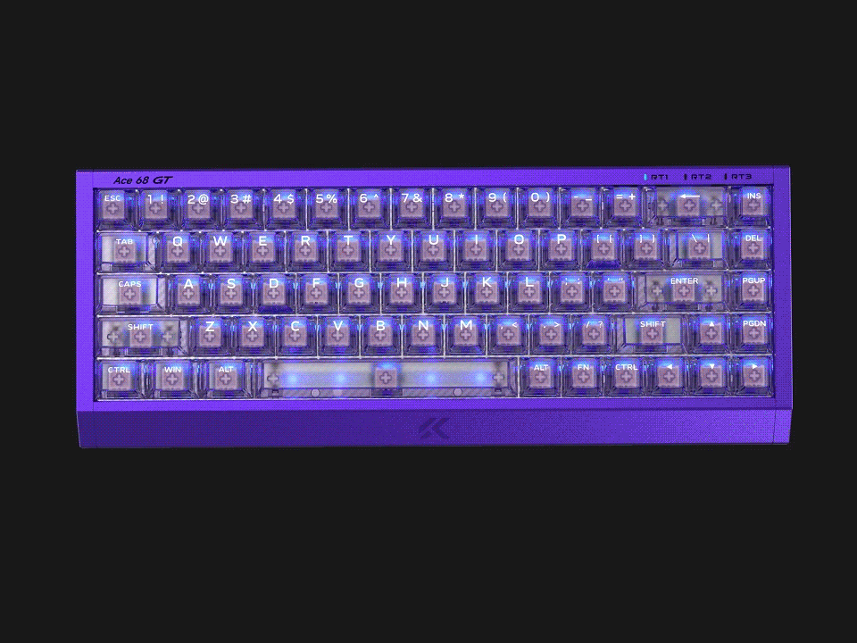 MCHOSE Ace 68 GT Full-aluminum Esports Hall Effect Keyboard