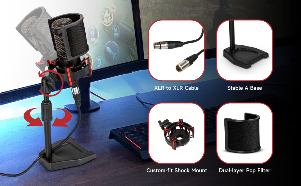 xlr podcast microphone