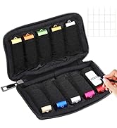 USB Case Organizer TATMOHIK Flash Drive Storage Case Thumb Drive Holder for Memory Stick, USB Sto...
