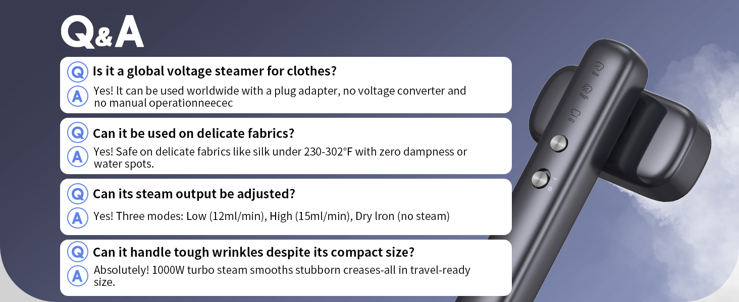 Travel Garment Steamers