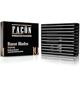 Facón Professional Hair Styling Razor Replacement Blades, Faether Razor Blades for Thinning Textu...