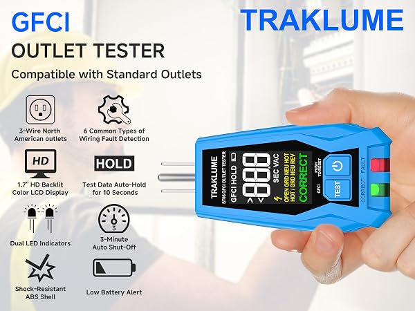 Outlet Tester Voltage Tester