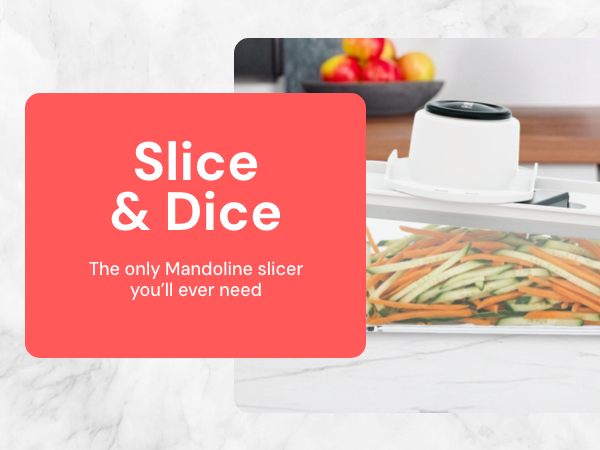 Fullstar mandoline slicer both for slicing and dicing