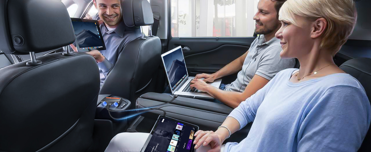 Car Cigarette Lighter Splitter