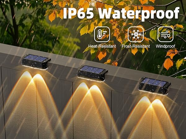 fence solar lights