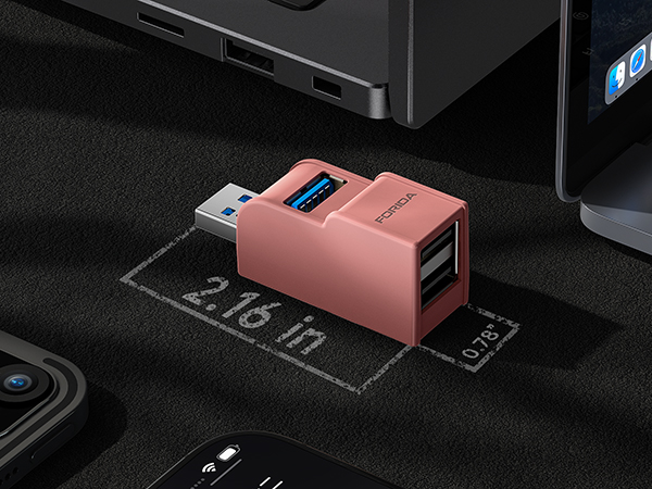 mini 3 ports usb expander