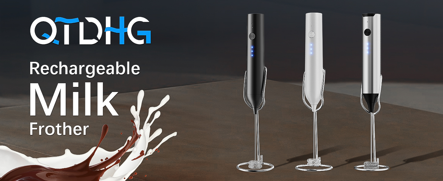 QTDHG Rechargeable Milk Frother
