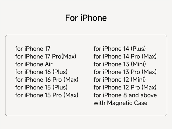 magsafe wireless iphone 17