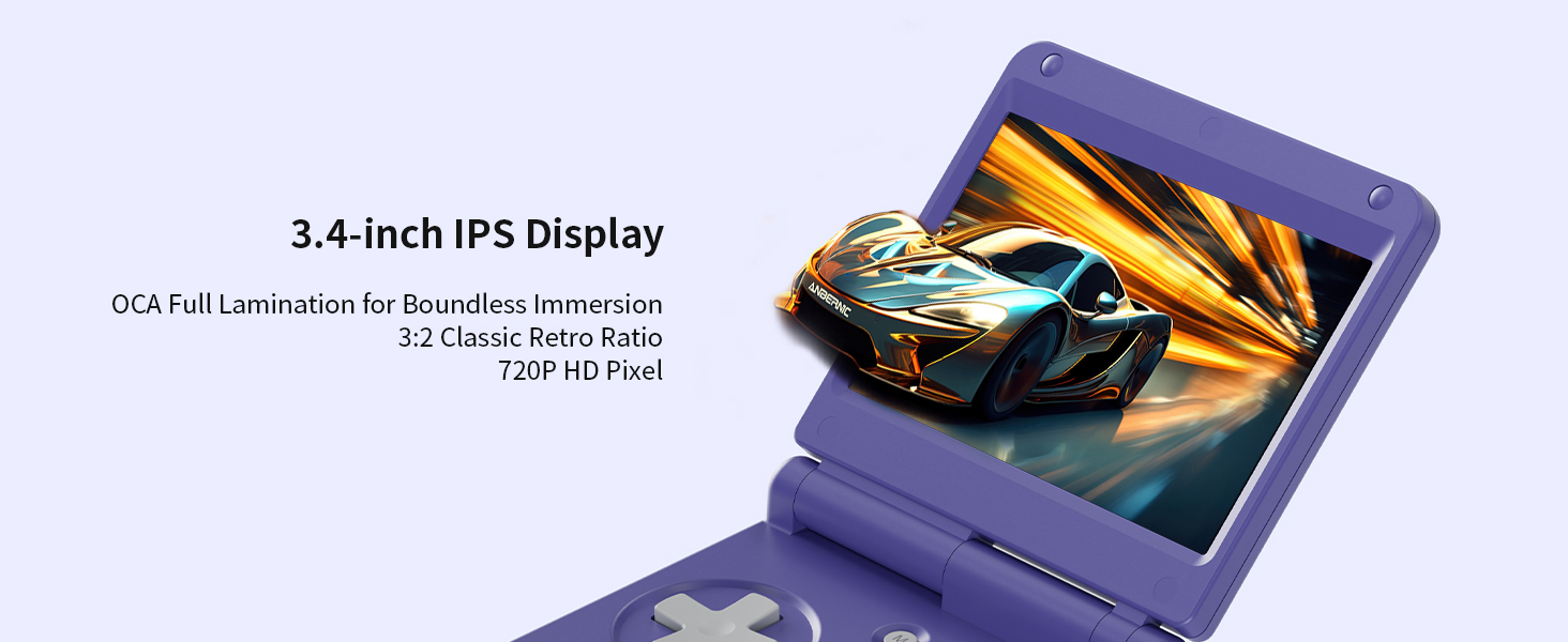 Flip Game with 3.4 inch Display