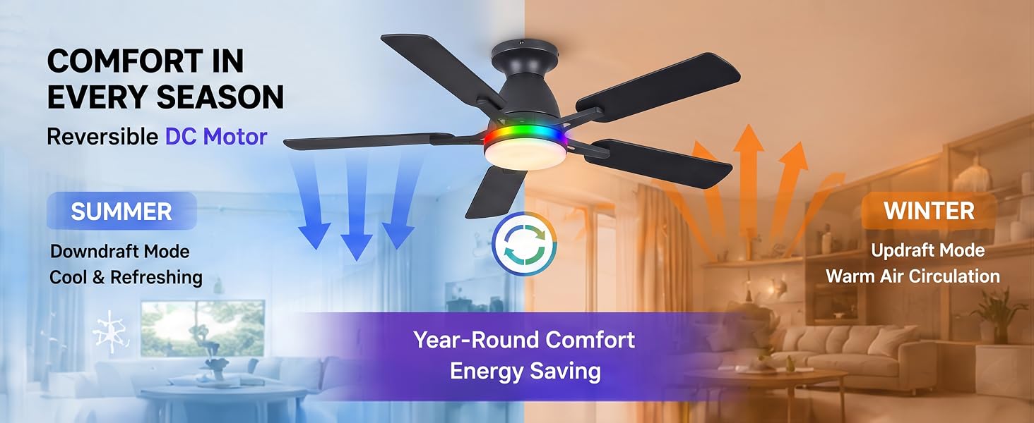 RGB Ceiling Fan