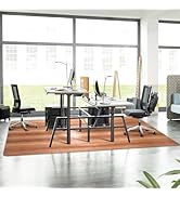 SALLOUS Vinyl Mat, 10'x6' Chair Mat for Hard Floors, Area Mat for Living Room, Multi-Purpose Hard...
