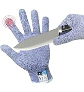 GOL-SIV Cut Resistant Gloves Level 5,Cut Proof Work Gloves,Anti Cutting Glove Food Grade For Oyst...