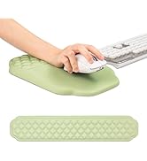 Keyboard Wrist Rest - Ergonomic Green Mouse Pad Wrist Support, Keyboard Wrist Rest and Mouse Pad ...