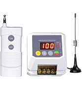 Luubom Long-Range Wireless Water Level Controller – Remote-Controlled Water Fill | Prevents Motor...