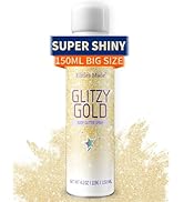 Elitles Made Hair Glitter Body Glitter Spray, 150ML Glitter Hairapray Gold Glitter Spray for Hair...