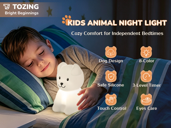 Battery Rechargeable Nightlight Boys Gifts Toddler Room Decor