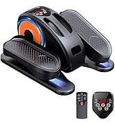 Under Desk Elliptical Machine, Electric Ellipse Leg Exerciser for Senior, 12 Level Speeds, Forwar...