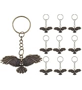 DICOSMETIC 20Pcs Eagle Keychain Bulk Eagle Key Ring Bird Key Chains Flying Animal Keychain Alloy ...