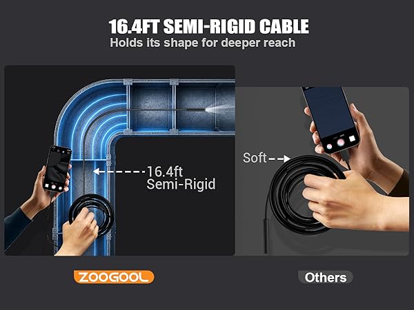 Semi-rigid endoscope