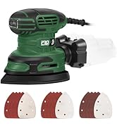 Prostormer Detail Sander, 13000RPM Mouse Sander, 1.6A Electric Palm Sanders with 15Pcs Sandpapers...