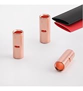 SVAAR 8 Gauge Non-Insulated Butt Connectors 40 PCS Butt Splice Connectors 8 AWG Butt Splice Termi...