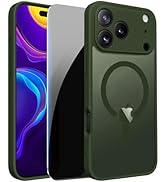 LWLFEKA Magnetic for iPhone 17 Pro Case with Privacy Screen Protectors &amp; Camera Cover, Compatible...