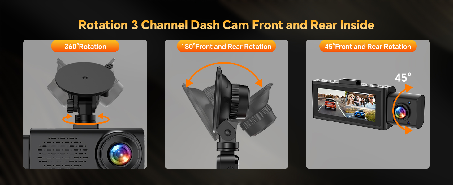 dash cam front and inside