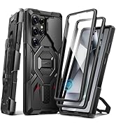 TONGATE Magnetic Stand for Samsung Galaxy S25 Ultra Case, Compatible with Magsafe, [Military Drop...