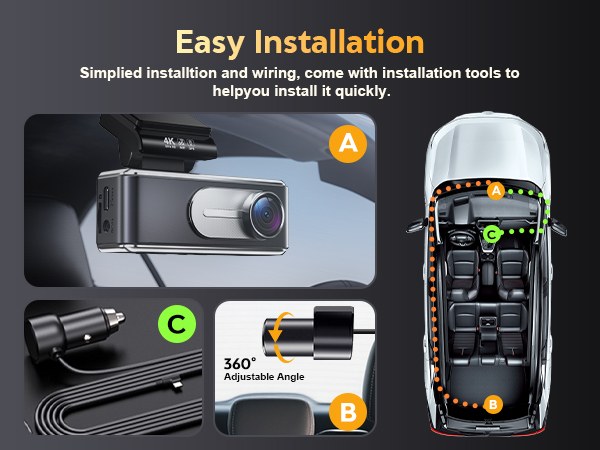 dash cam front and rear