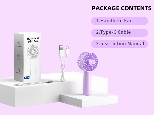 small hand fan battery operated
