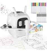 Drawing Robot for Kids with 192 Cards, Smart Robot drawing machine toys for 3+ year old boys and ...